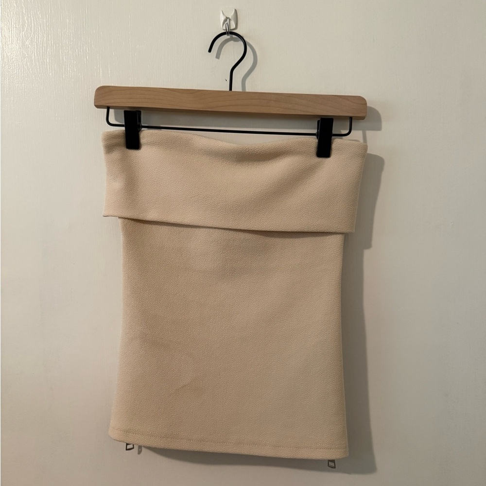 Commense Strapless Foldover Top